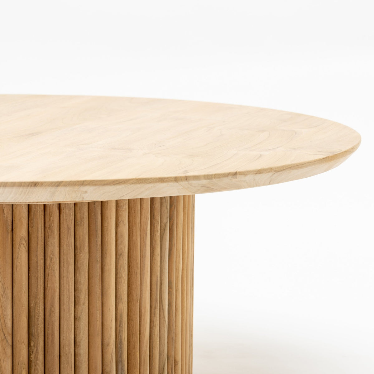 Verona Round Coffee Table - Natural - Coffee Tables Loom Collection Loom Collection Dubai