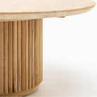 Verona Round Coffee Table - Natural - Coffee Tables Loom Collection Loom Collection Dubai