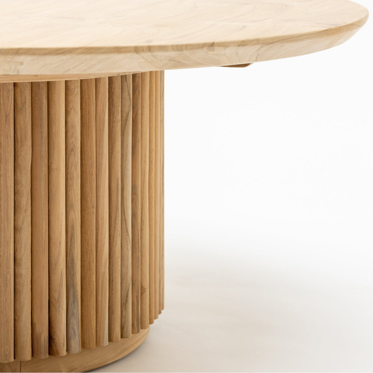 Verona Round Coffee Table - Natural - Coffee Tables Loom Collection Loom Collection Dubai