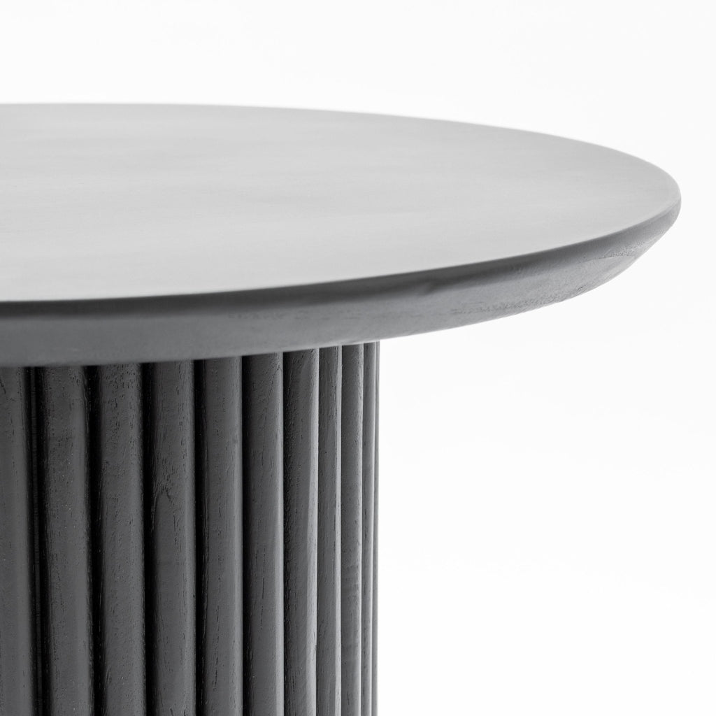 Verona Side Table - Black - Side Tables Loom Collection Loom Collection Dubai