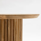 Verona Side Table - Natural - Side Tables Loom Collection Loom Collection Dubai