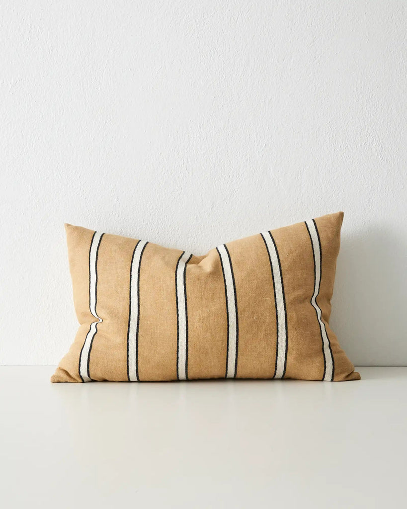 Vinnie Lumbar Cushion - Manuka - Loom Collection
