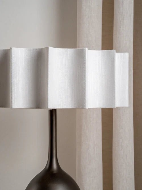 Viotti - Bronze And Linen Table Lamp - Loom Collection