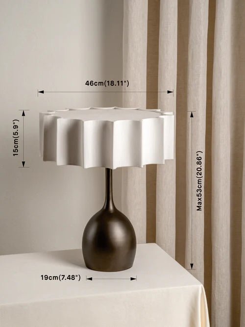 Viotti - Bronze And Linen Table Lamp - Loom Collection