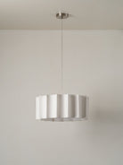 Viotti - White Inverted Scallop Linen Lampshade