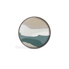 Wabi Sabi Round Glass Tray - Slate