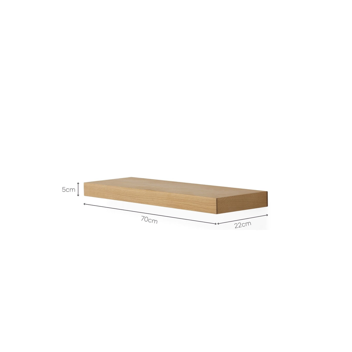 Wall Shelf - Oak - Shelving Ethnicraft Loom Collection Dubai