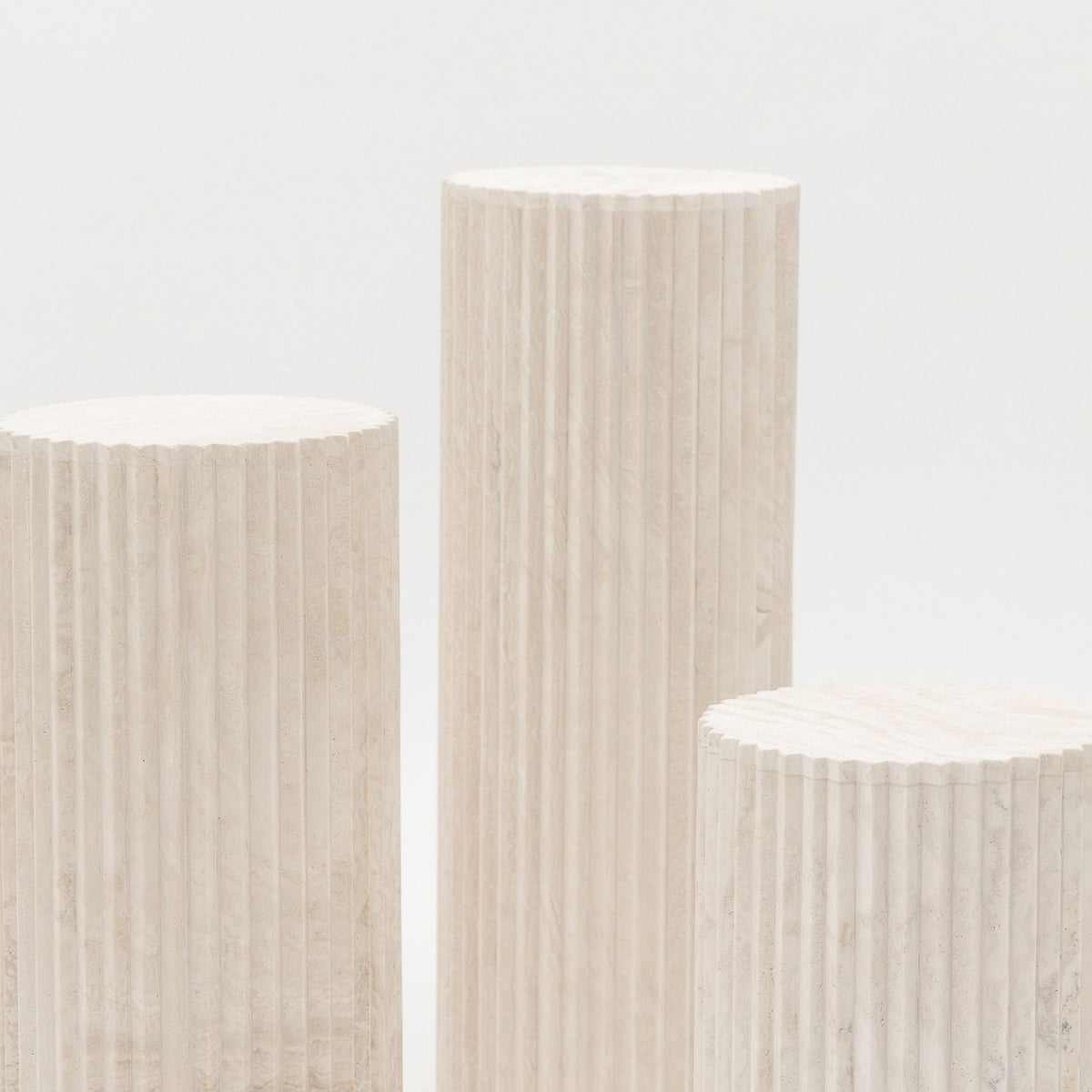 Wave Pedestal Medium - Pedestals Loom Collection Loom Collection Dubai