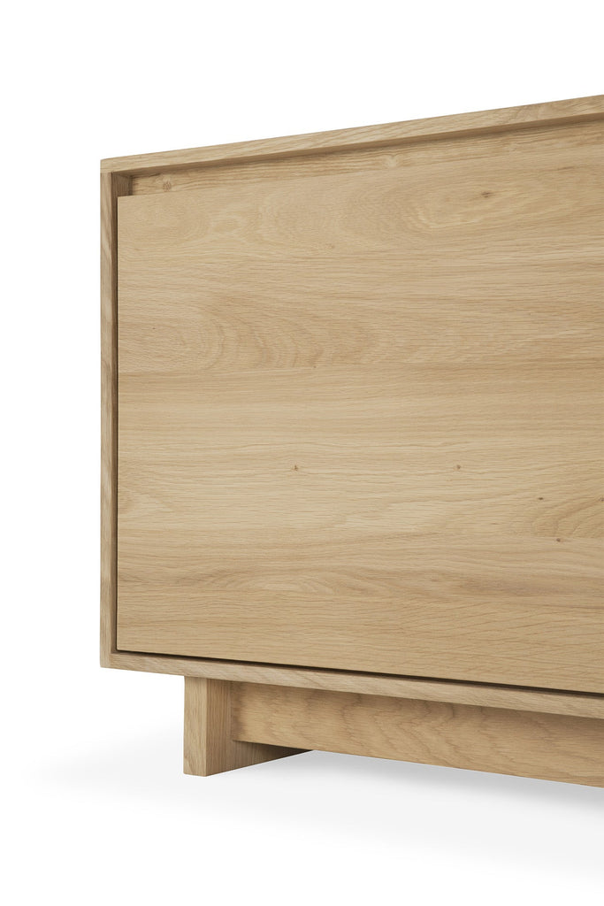 Wave TV Cupboard - Oak - Loom Collection