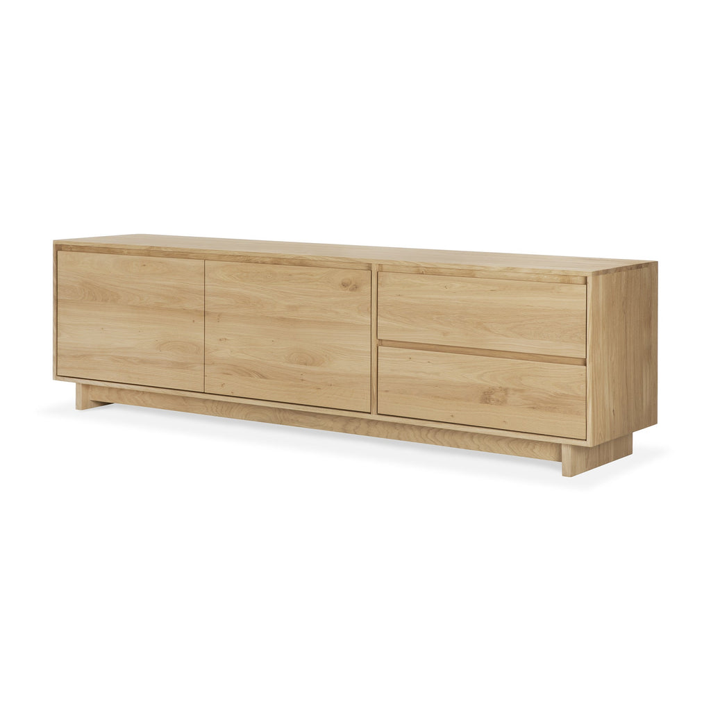 Wave TV Cupboard - Oak - Loom Collection