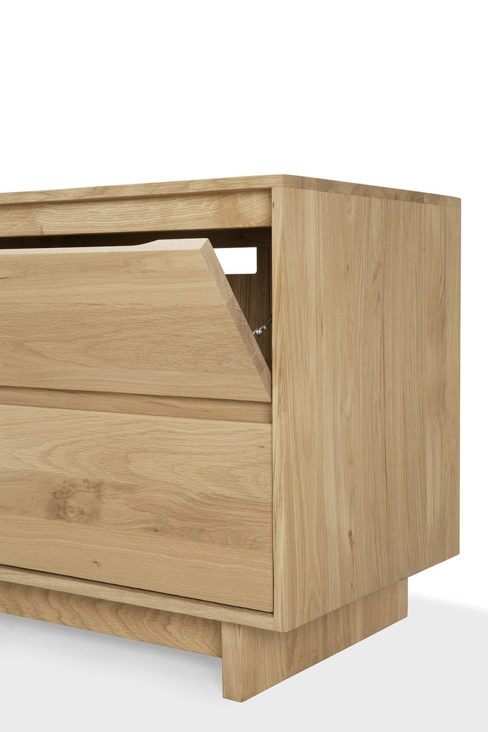 Wave TV Cupboard - Oak - Loom Collection