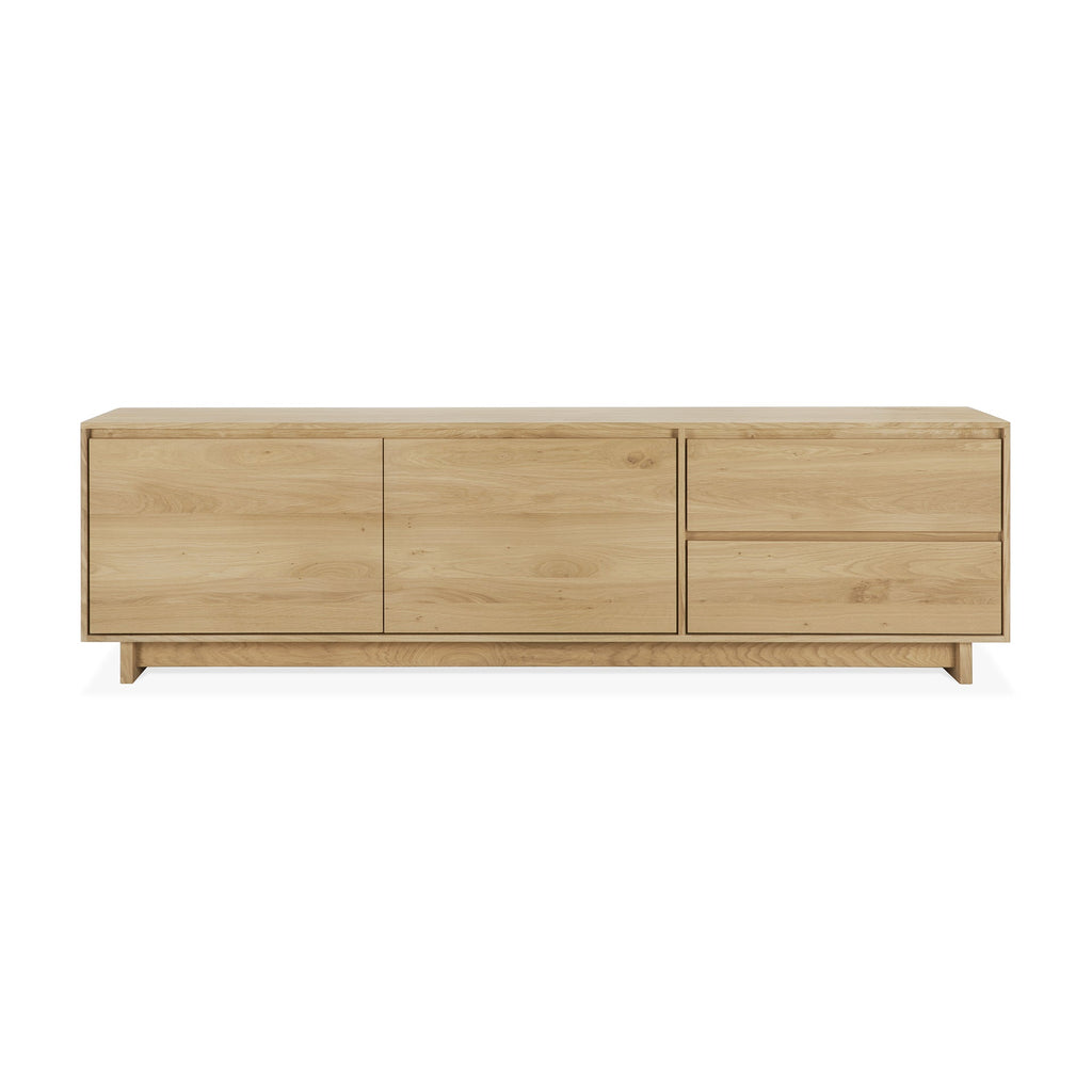 Wave TV Cupboard - Oak - Loom Collection