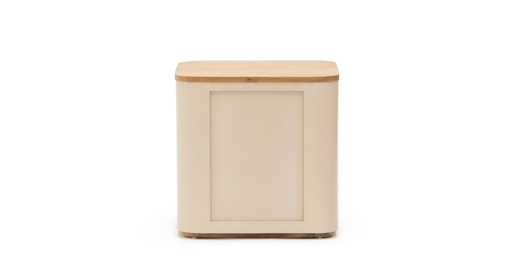 Willow Bedside Table - Beige.