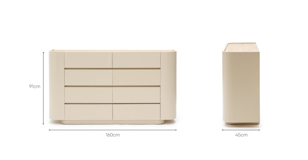 Willow Dresser - Beige.