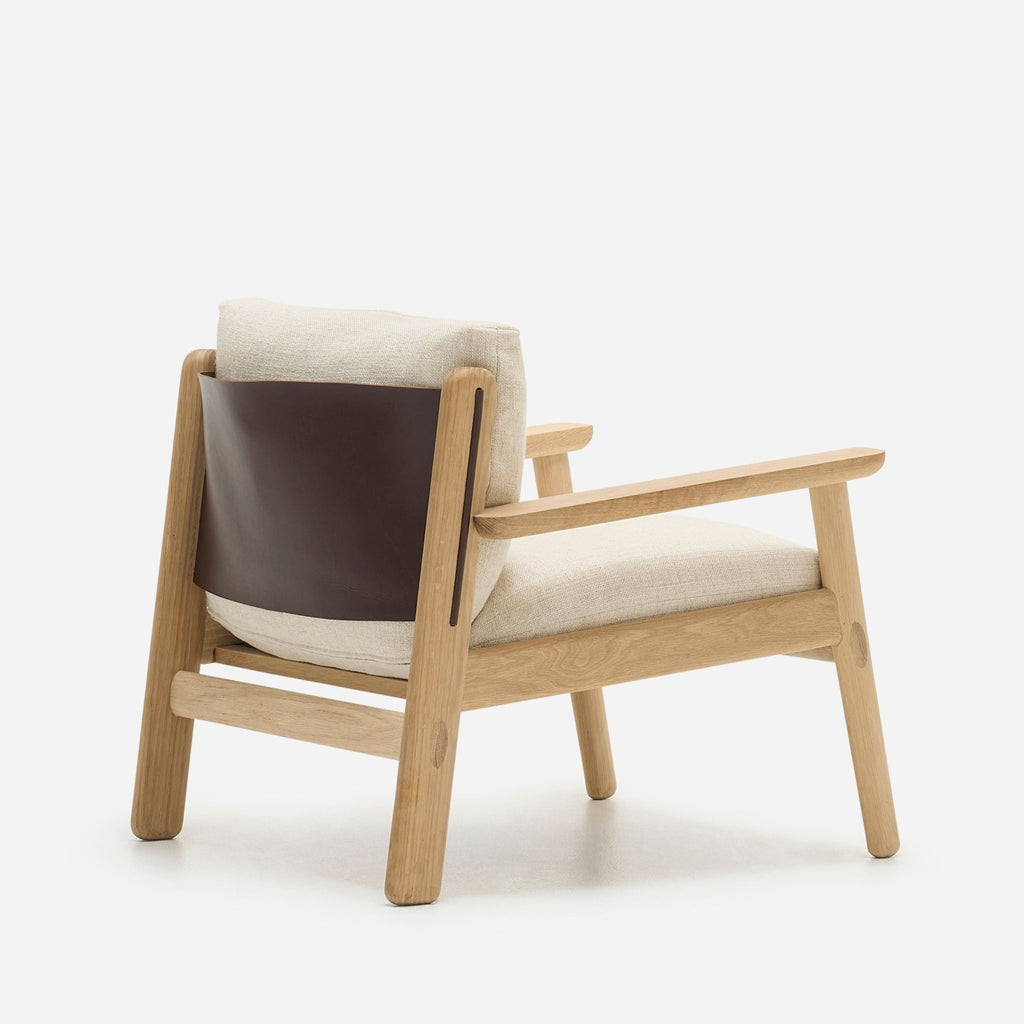 Wren Chair - Blonde Oak & Oatmeal - Accent Chairs Tolv Loom Collection Dubai
