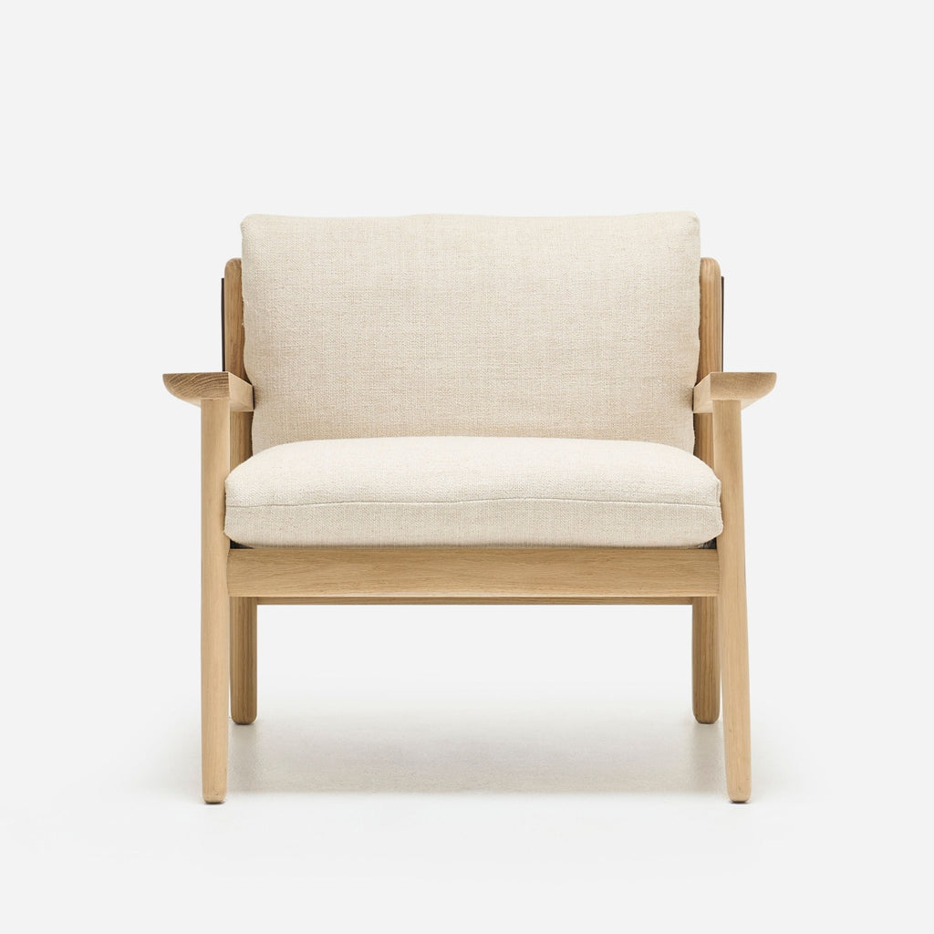 Wren Chair - Blonde Oak & Oatmeal - Accent Chairs Tolv Loom Collection Dubai