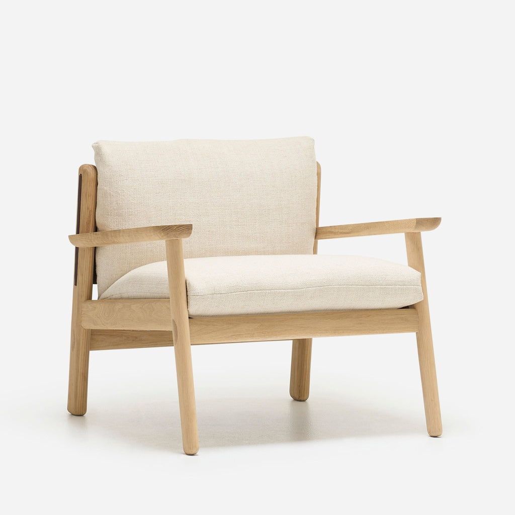 Wren Chair - Blonde Oak & Oatmeal - Accent Chairs Tolv Loom Collection Dubai