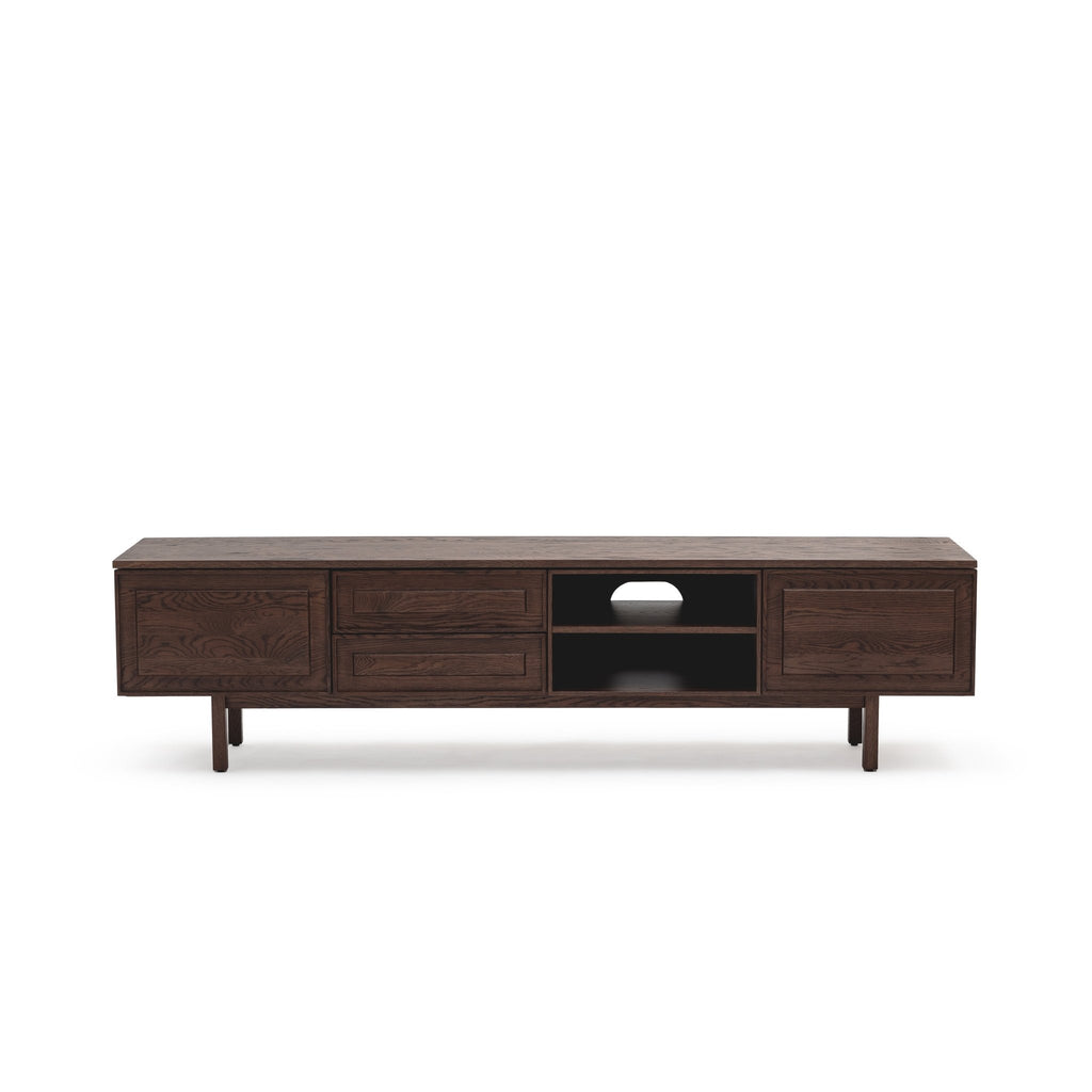 Yorke 220 Entertainment Unit - Espresso Oak - Loom Collection