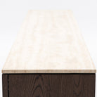 Yorke 220 Entertainment Unit - Espresso Oak & Travertine