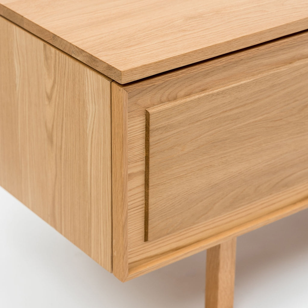 Yorke 220 Entertainment Unit - Light Oak - TV and Entertainment Units Tolv Loom Collection Dubai