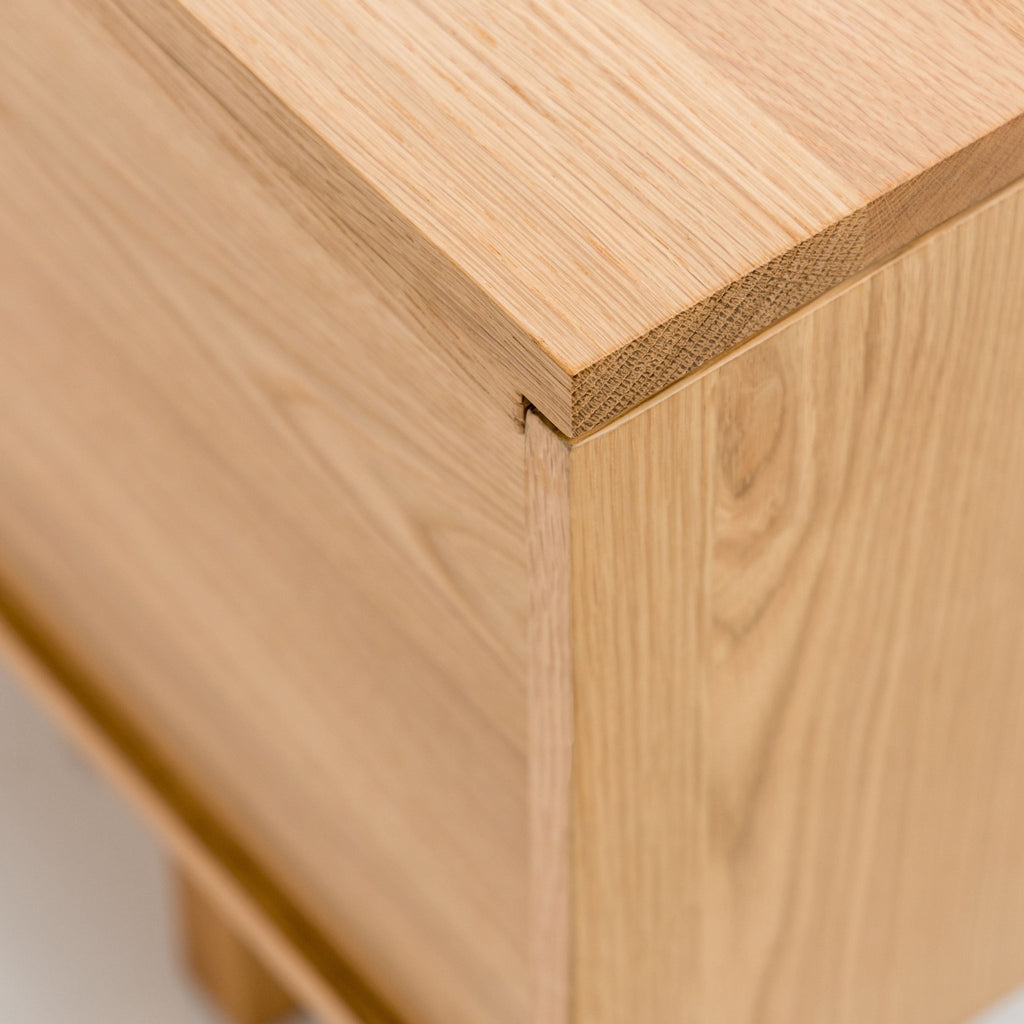 Yorke 220 Entertainment Unit - Light Oak - TV and Entertainment Units Tolv Loom Collection Dubai