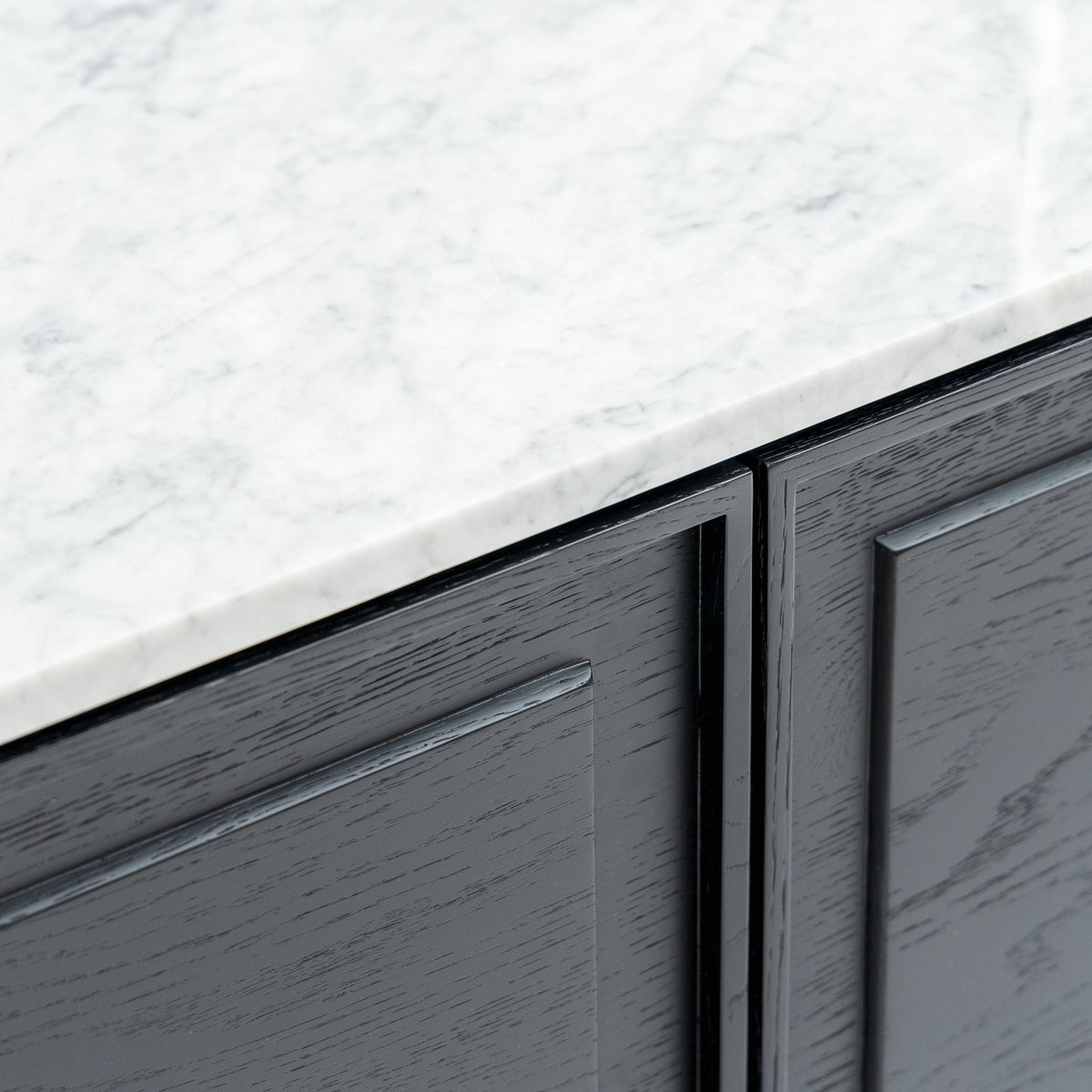 Yorke 220 Sideboard - Black Oak & Bianca Carrara - Buffets & Sideboards Tolv Loom Collection Dubai
