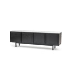 Yorke 220 Sideboard - Black Oak & Bianca Carrara - Buffets & Sideboards Tolv Loom Collection Dubai
