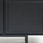 Yorke 220 Sideboard - Black Oak & Travertine - Buffets & Sideboards Tolv Loom Collection Dubai