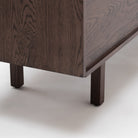 Yorke 220 Sideboard - Espresso Oak & Travertine