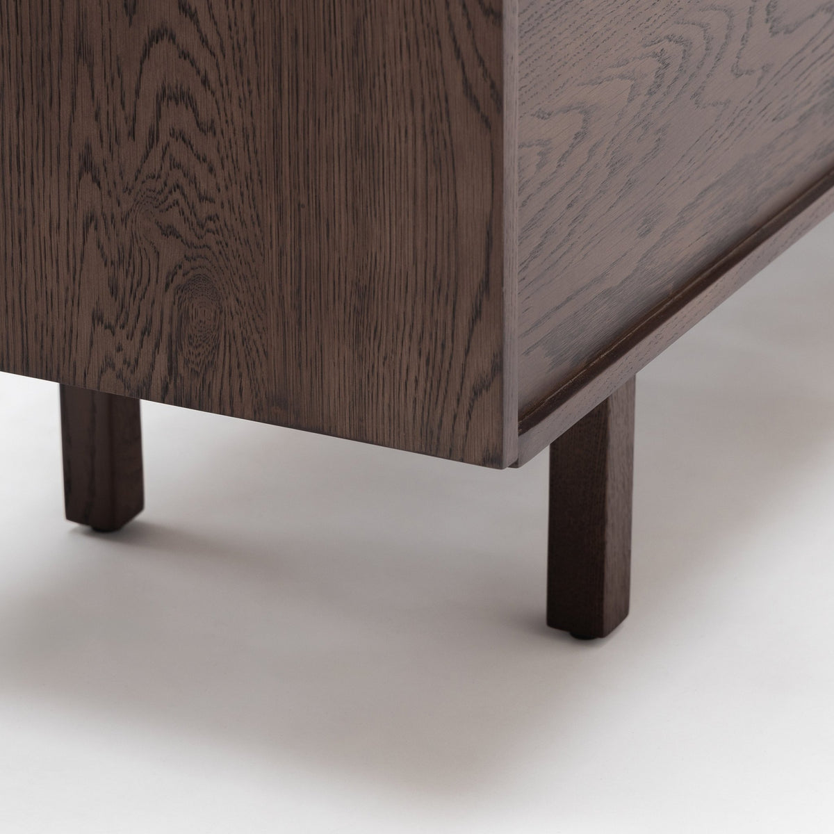 Yorke 220 Sideboard - Espresso Oak & Travertine