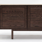 Yorke 220 Sideboard - Espresso Oak & Travertine