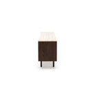 Yorke 220 Sideboard - Espresso Oak & Travertine