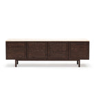 Yorke 220 Sideboard - Espresso Oak & Travertine