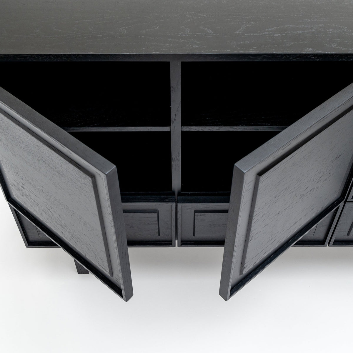 Yorke Highboard - Black Oak
