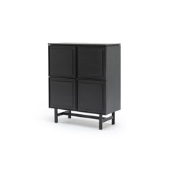 Yorke Highboard - Black Oak