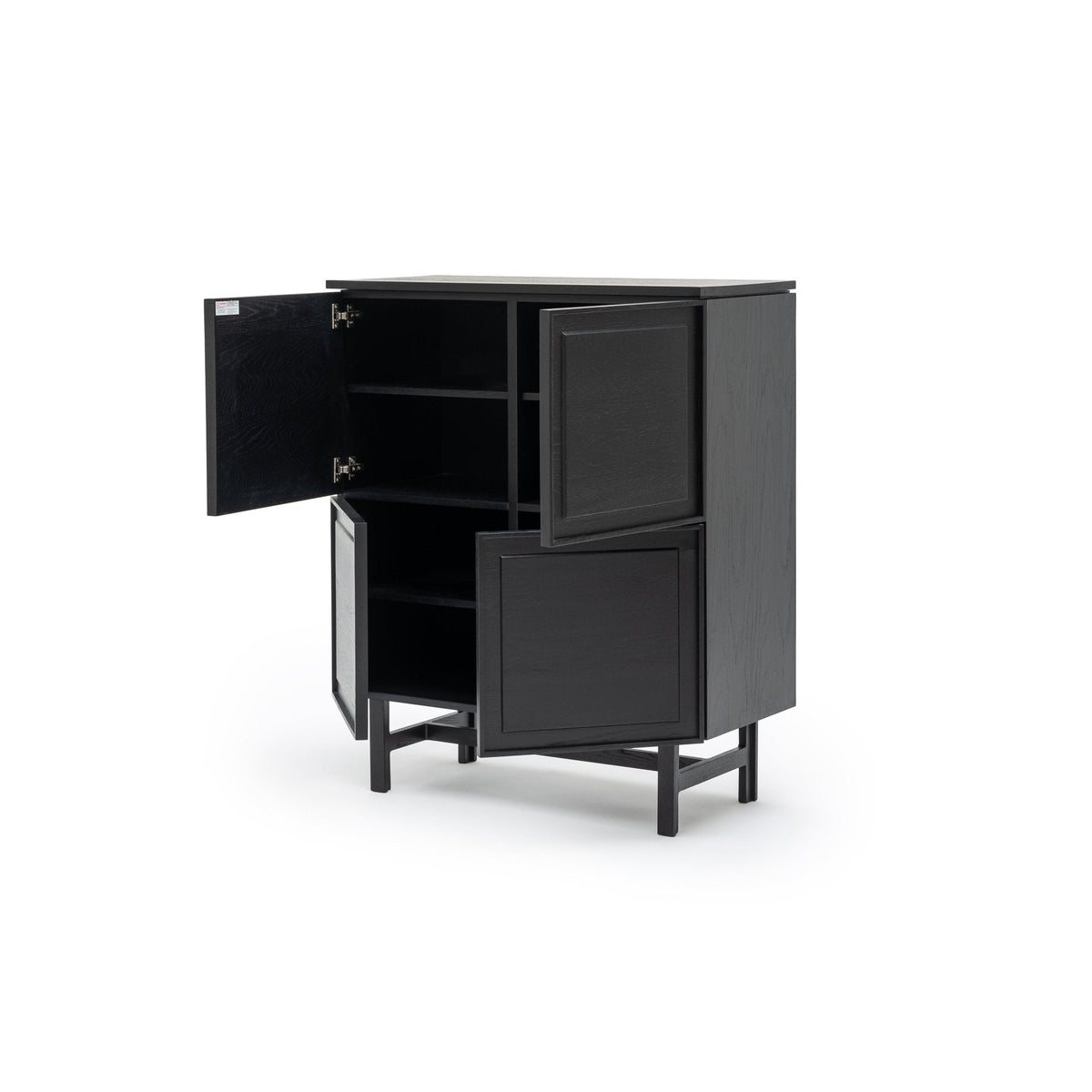 Yorke Highboard - Black Oak