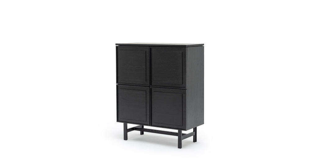 Yorke Highboard - Black Oak - Loom Collection