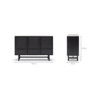 Yorke Highboard - Black Oak