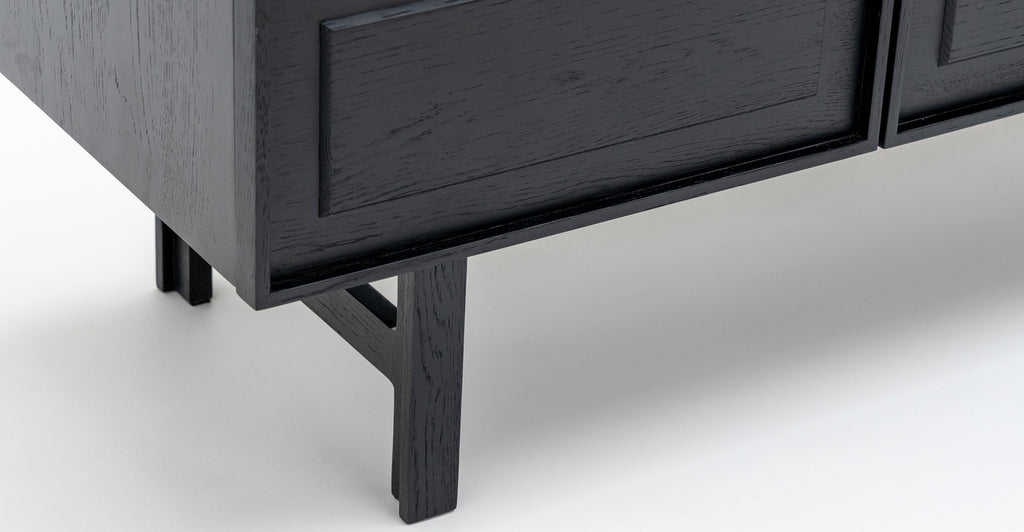 Yorke Highboard - Black Oak - Loom Collection