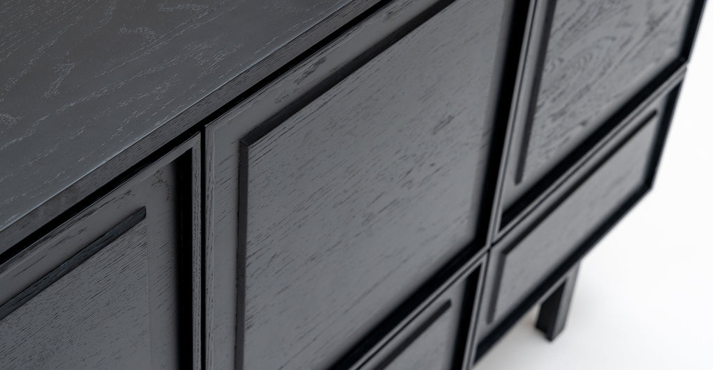 Yorke Highboard - Black Oak - Loom Collection