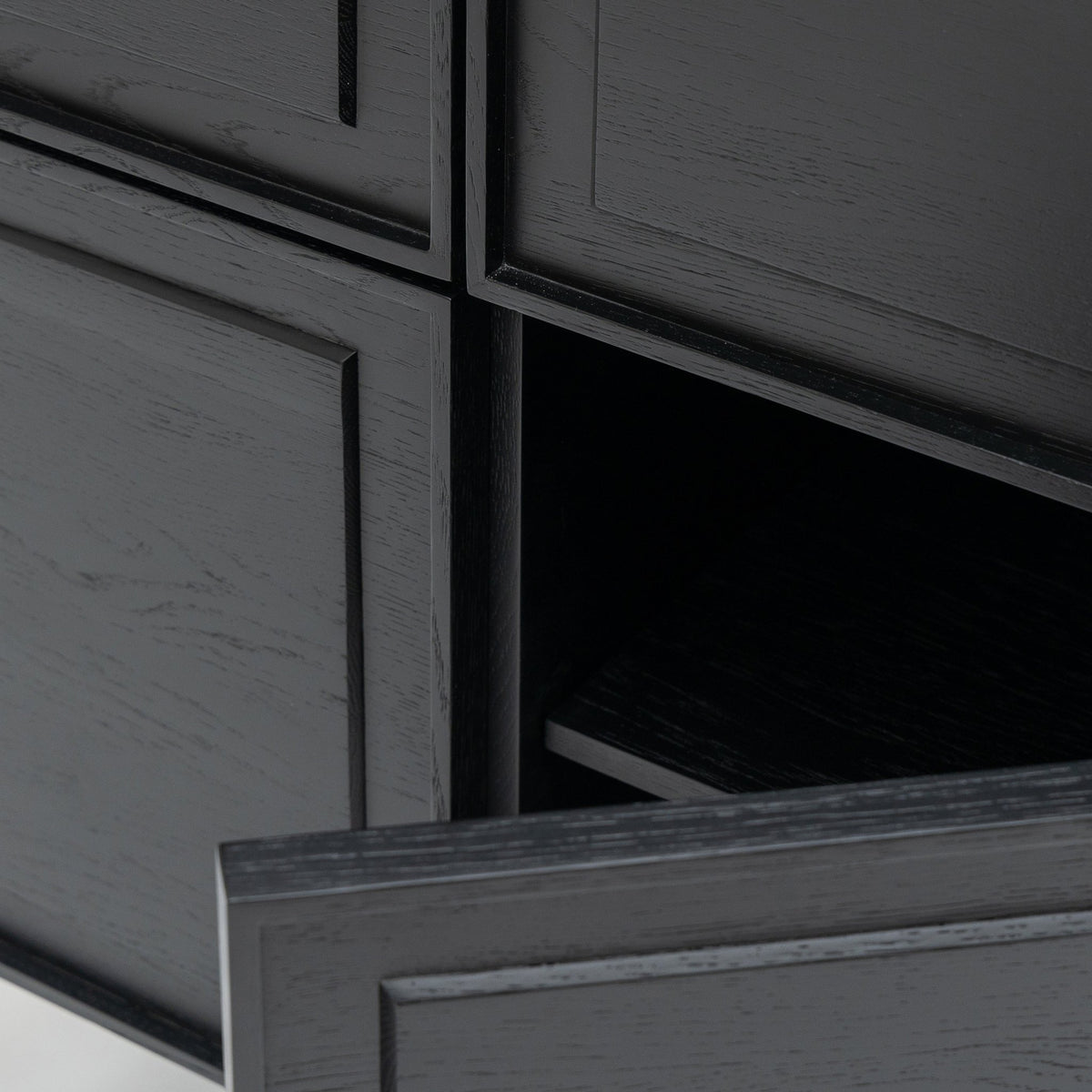 Yorke Highboard - Black Oak