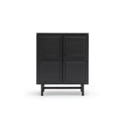 Yorke Highboard - Black Oak