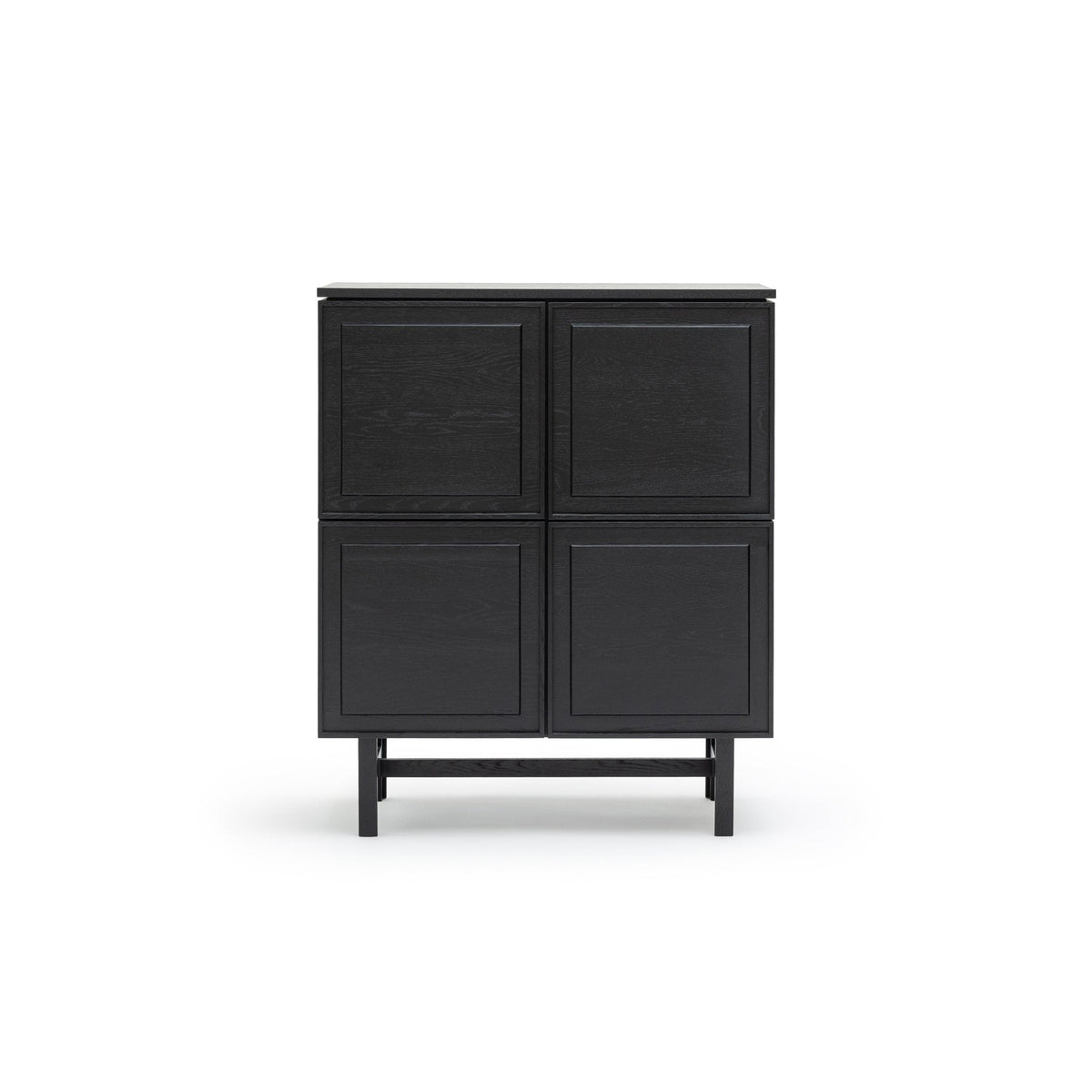 Yorke Highboard - Black Oak