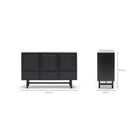 Yorke Highboard - Black Oak