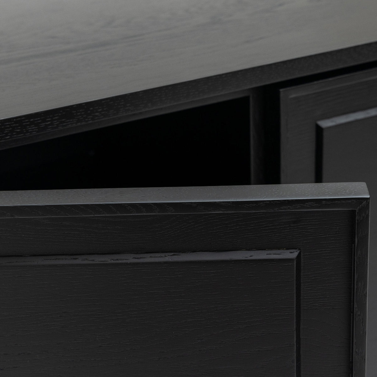 Yorke Highboard - Black Oak