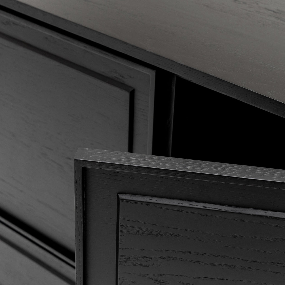 Yorke Highboard - Black Oak