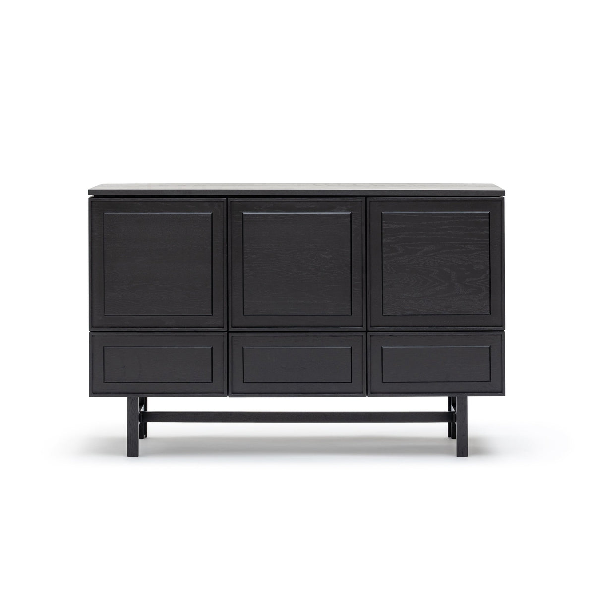 Yorke Highboard - Black Oak