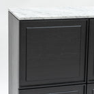 Yorke Highboard - Black Oak & Bianca Carrara