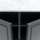 Yorke Highboard - Black Oak & Bianca Carrara