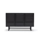Yorke Highboard - Black Oak & Bianca Carrara